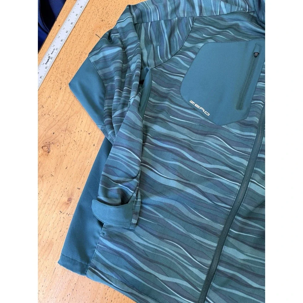 MEN'S ZERO RESTRICTION WAVE HYBRID JACKET Size‎ Large Green HEATHER